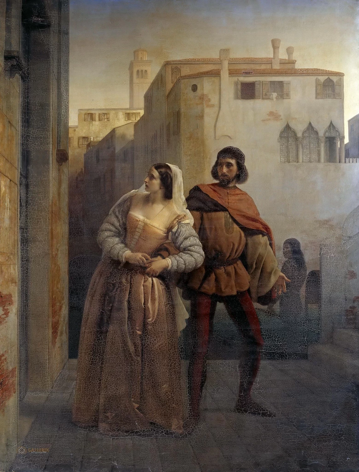 Fuga da Bianca Capello da Venezia (1853 - 1854, Berlino, Staatliche Museen)